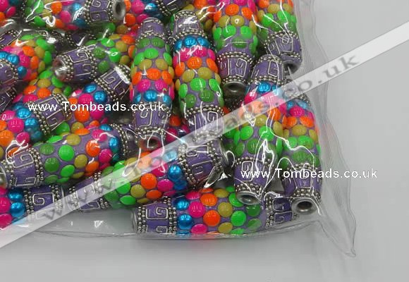 CIB583 16*60mm rice fashion Indonesia jewelry beads wholesale