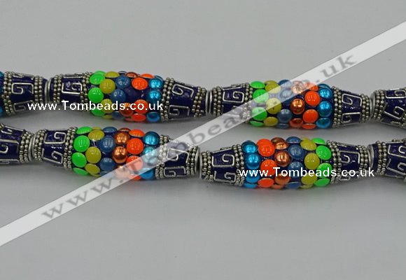 CIB588 16*60mm rice fashion Indonesia jewelry beads wholesale