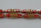 CIB605 16*60mm rice fashion Indonesia jewelry beads wholesale