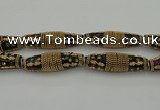 CIB612 16*60mm rice fashion Indonesia jewelry beads wholesale
