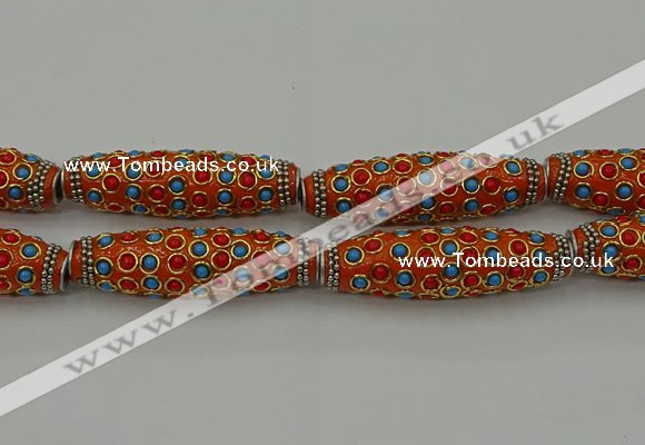 CIB635 16*60mm rice fashion Indonesia jewelry beads wholesale