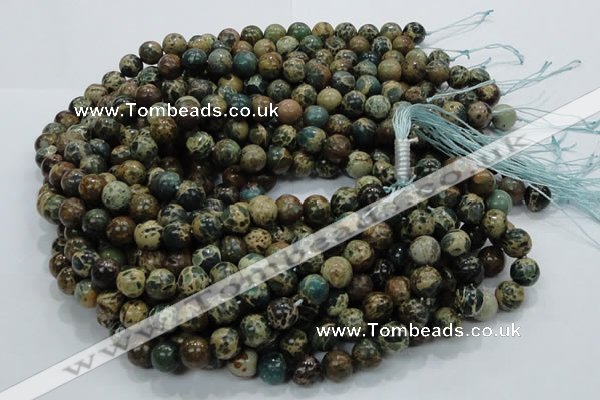 CIJ03 15.5 inches 12mm round impression jasper beads wholesale