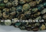 CIJ10 15.5 inches 6*8mm oval impression jasper beads wholesale