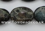 CIJ112 15.5 inches 13*18mm oval dyed impression jasper beads wholesale