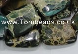 CIJ20 15.5 inches 18*25mm rectangle impression jasper beads wholesale