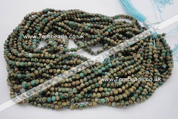 CIJ26 15.5 inches 4mm round impression jasper beads wholesale