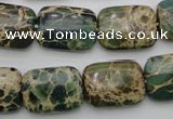 CIJ36 15.5 inches 13*18mm rectangle impression jasper beads wholesale