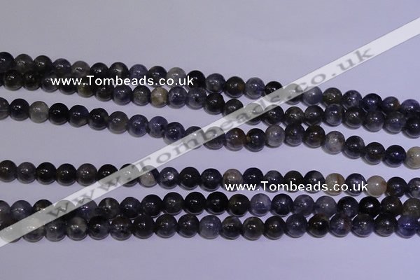 CIL01 15.5 inches 6mm round natural iolite gemstone beads