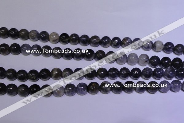 CIL03 15.5 inches 8mm round natural iolite gemstone beads