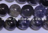 CIL04 15.5 inches 9mm round natural iolite gemstone beads
