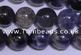 CIL04 15.5 inches 9mm round natural iolite gemstone beads