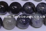 CIL08 15.5 inches 11mm round natural iolite gemstone beads