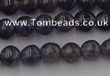 CIL100 15.5 inches 4mm round iolite gemstone beads wholesale