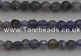 CIL116 15.5 inches 3mm faceted round iolite gemstone beads