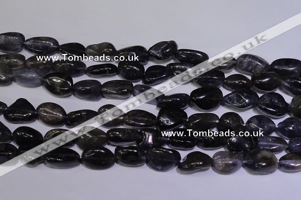 CIL42 15.5 inches 8*12mm – 8*14mm nuggets natural iolite gemstone beads