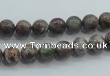 CJA01 15.5 inches 8mm round green jasper beads wholesale