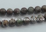 CJA01 15.5 inches 8mm round green jasper beads wholesale