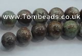 CJA02 15.5 inches 10mm round green jasper beads wholesale