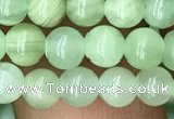 CJB308 15.5 inches 4mm round dyed green jade gemstone beads