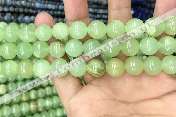 CJB312 15.5 inches 12mm round dyed green jade gemstone beads