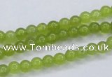 CKA02 15.5 inches 5mm round Korean jade gemstone beads