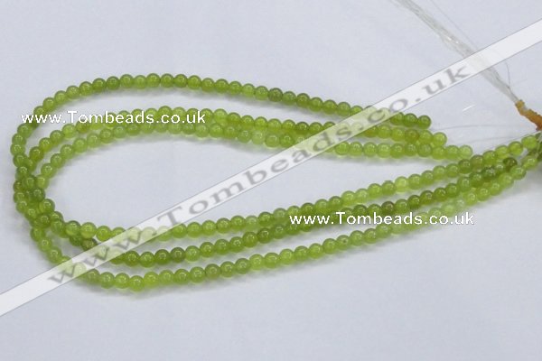 CKA02 15.5 inches 5mm round Korean jade gemstone beads