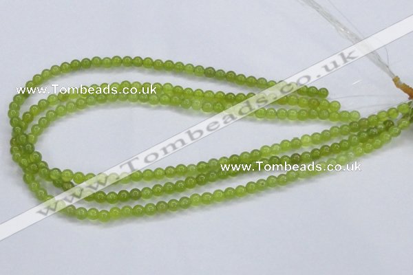 CKA02 15.5 inches 5mm round Korean jade gemstone beads