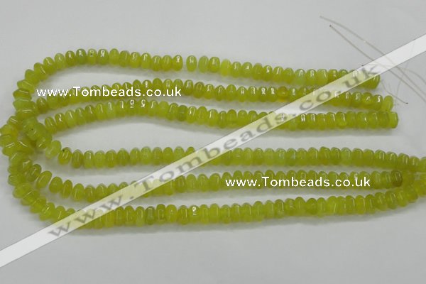 CKA12 15.5 inches 5*8mm rondelle Korean jade gemstone beads