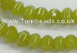 CKA14 15.5 inches 6*10mm rondelle Korean jade gemstone beads