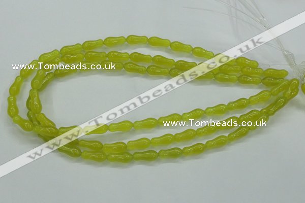 CKA19 15.5 inches 7*15mm bone Korean jade gemstone beads