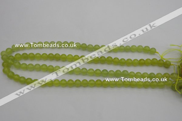 CKA203 15.5 inches 8mm round Korean jade gemstone beads