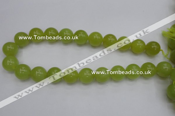 CKA208 15.5 inches 18mm round Korean jade gemstone beads