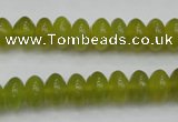 CKA214 15.5 inches 6*10mm rondelle Korean jade gemstone beads