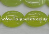 CKA250 15.5 inches 18*25mm oval Korean jade gemstone beads