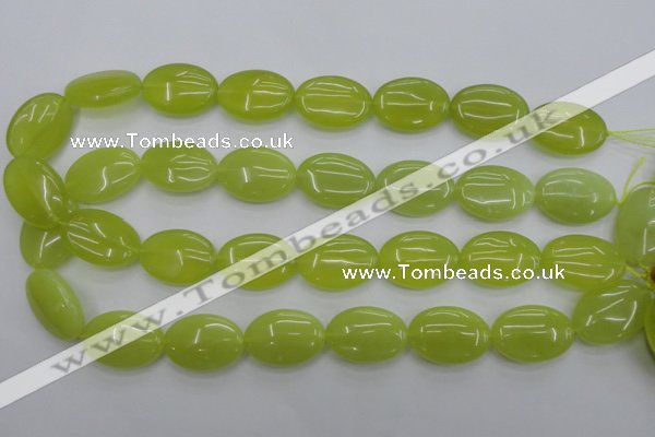 CKA250 15.5 inches 18*25mm oval Korean jade gemstone beads