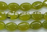 CKA32 15.5 inches 10*14mm oval Korean jade gemstone beads