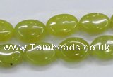 CKA33 15.5 inches 12*16mm oval Korean jade gemstone beads