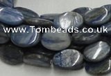 CKC08 16 inches 8*10mm flat oval natural kyanite beads wholesale