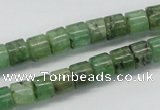 CKC104 16 inches 6*8mm column natural green kyanite beads wholesale