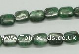 CKC106 16 inches 8*10mm rectangle natural green kyanite beads wholesale