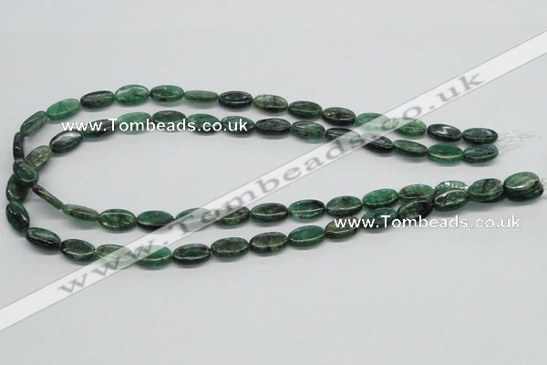 CKC111 16 inches 8*14mm oval natural green kyanite beads wholesale