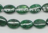 CKC112 16 inches 10*14mm oval natural green kyanite beads wholesale