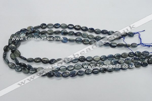 CKC204 15.5 inches 8*10mm oval natural kyanite beads wholesale
