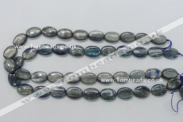 CKC207 15.5 inches 13*18mm oval natural kyanite beads wholesale