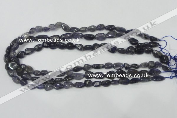 CKC218 15.5 inches 10*14mm nugget natural kyanite gemstone beads