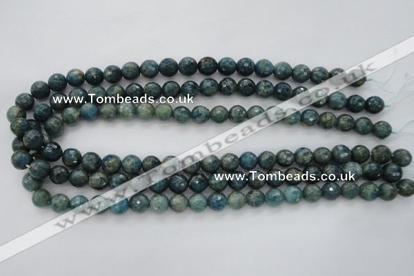 CKC223 15.5 inches 10mm faceted round natural kyanite beads wholesale