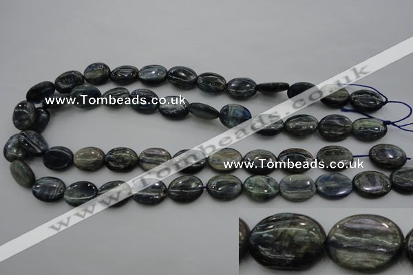 CKC228 15.5 inches 12*16mm oval natural kyanite beads wholesale