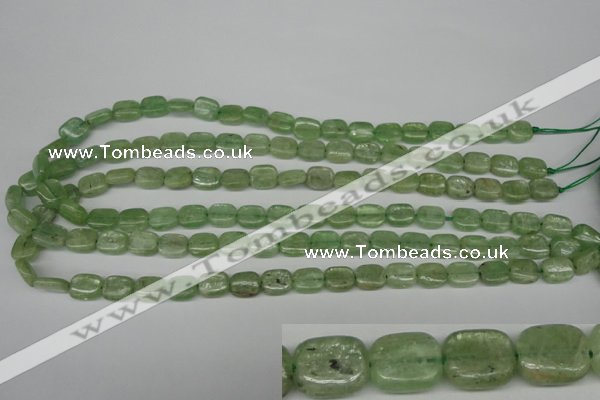 CKC260 15.5 inches 8*10mm rectangle natural green kyanite beads