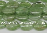 CKC267 15.5 inches 10*14mm oval natural green kyanite beads