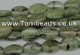 CKC270 15.5 inches 8*12mm oval natural green kyanite beads